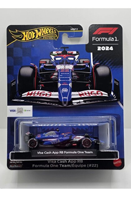 HOT WHEELS Premium Visa Cash App RB Formula 1 Team #22 Yarış