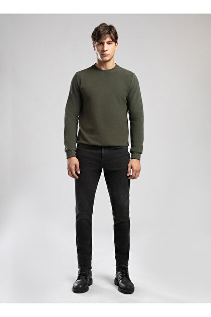 Lee Cooper Normal Bel Slim Fit Siyah Erkek Denim Pantolon 261 LCM