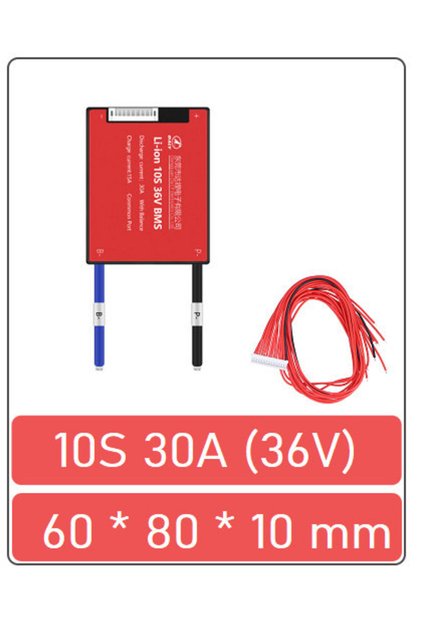 Baterie BMS Li-ion 10 S 30 A (36 V)