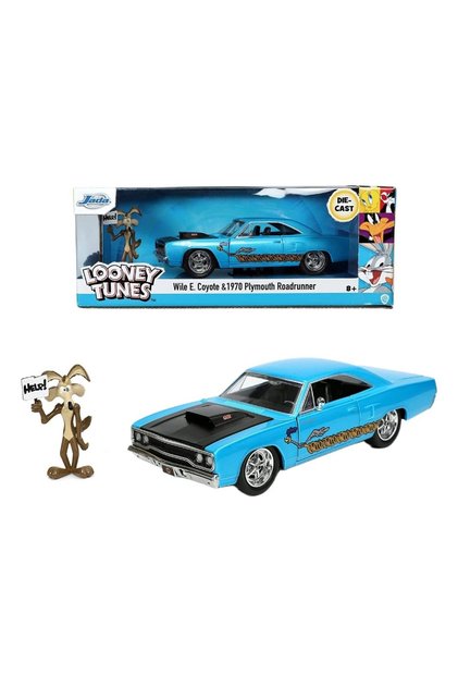 Looney Tunes Roadrunner Plymouth 1970 Figür ve Araç