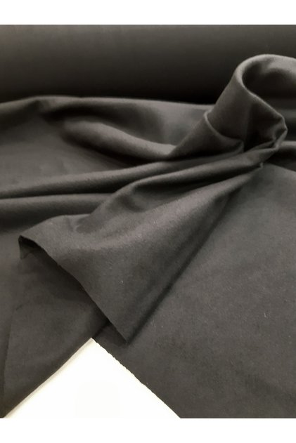 Simsiyah Kışlık Siyah Divitin Pazen Kumaş Çift En (150 cm) 1 Metre