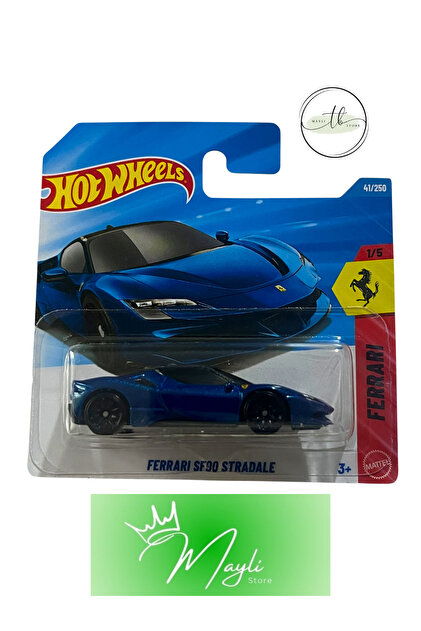 HotWheels Ferrari SF90 Stradale 2025 12台 2025 Hot Wheels Ferrari SF90 Stradale #191 (red) SUPER CUSTOM