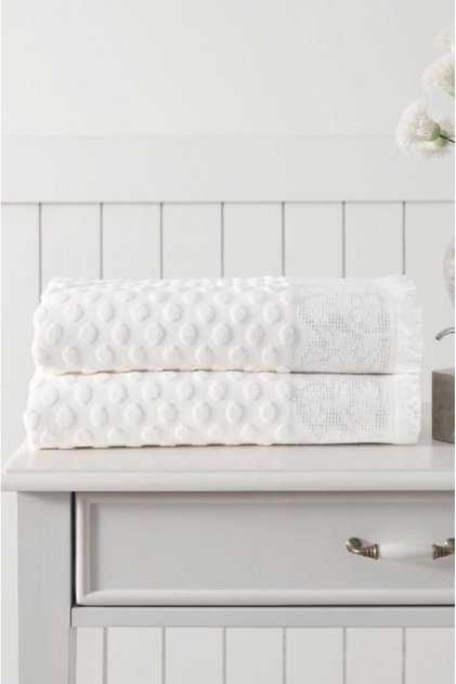 Mistico Bath Towel 90X150 cm Cream
