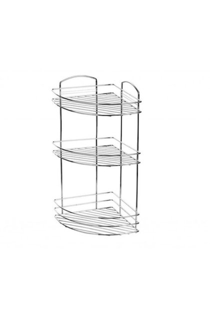 Elegant Design 3-Tier Fest Bathroom Corner Shelf