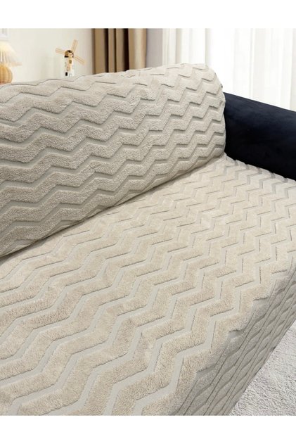 غطاء أريكة 180 سم × 220 سم، غطاء سرير قابل للتحويل إلى أريكة، قماش بيكيه عالي الجودة وسميك