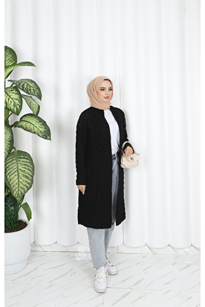 Cardigan tricotat gros