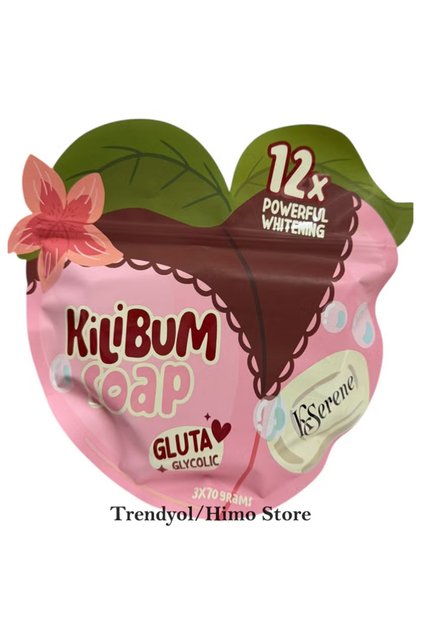 Kilibum Soap Gluta Glycolic 12x Powerful Whitening 3 x 70grams