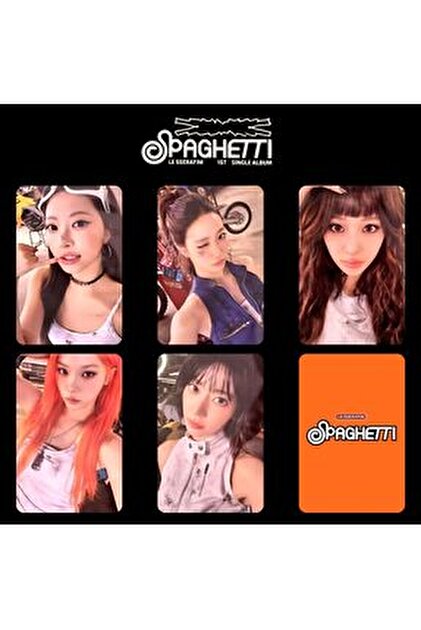 tays store LE SSERAFIM - 1st Single Album [SPAGHETTI] Standard Ver