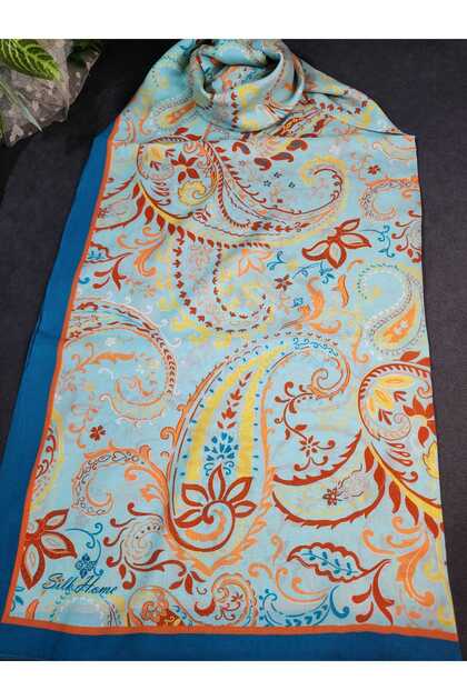 Eko Viscose Shawl- 3435-05 | 190X70 cm | Natural, Light, Timeless Elegance – Soft Texture