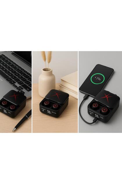 GDRT TİCARET M88 Plus Power Wireless Headphones pover banklı