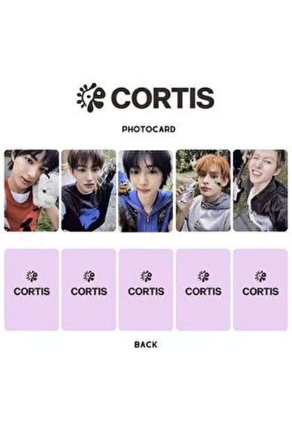 Kpop Dünyasi CORTIS '' Color Outside The Lines '' Photocards Set 7