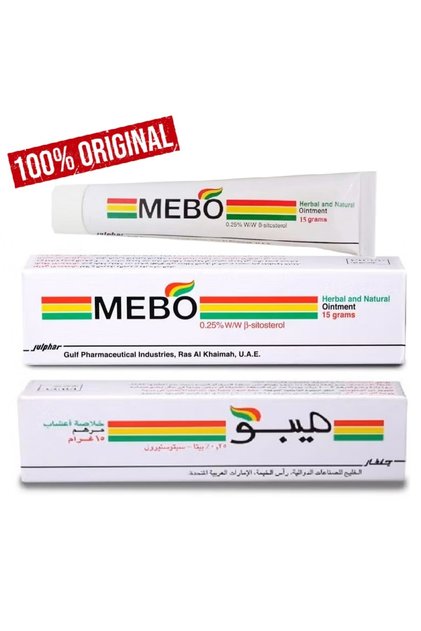 100% Original Mebo Ointment for Treating Burns, Wounds, and Skin Ulcers, 15g
