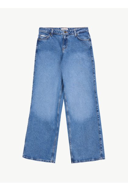 Jeans Çok Renkli Kadın Rahat Denim Pantolon