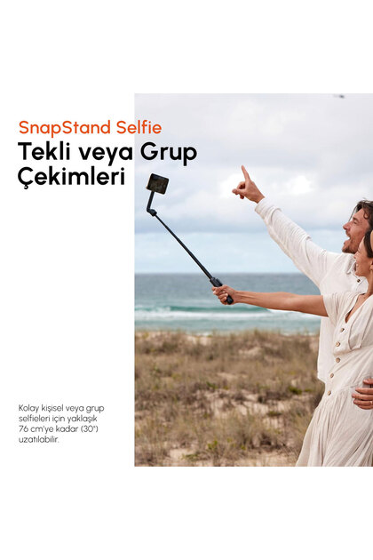 ShiftCam SnapStand Selfie Manyetik Selfie Çubuğu & Tripod, Stone