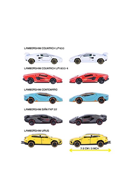 Majorette Lamborghini 5'li Araba Seti 8502105001 - Fiyatı, Yorumları