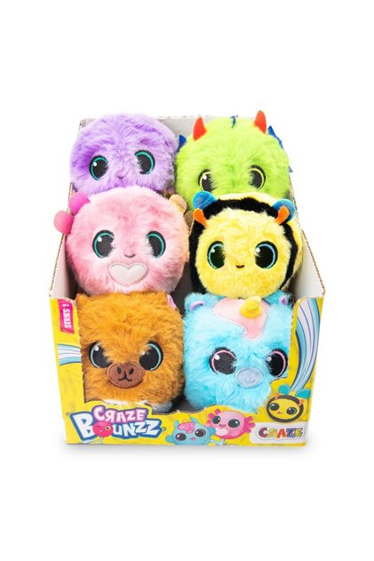 - Animale de pluș săltărețe de colecție Bounzz, 6 cm, modele asortate
