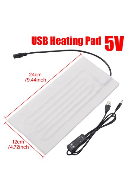 1pc 1set USB Clothes Heater Pad with DC connector Clothes Heating Mat For Neck Lumbar Abdomen Warmin