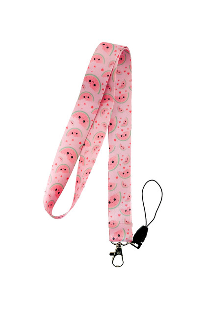 Watermelon Pattern Neck Lanyard Badge Holder