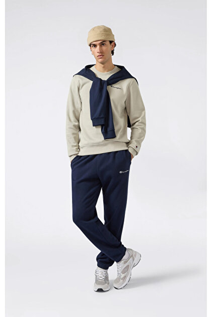Champion Elastic Cuff Pants Erkek Lacivert Eşofman Altı - 221800
