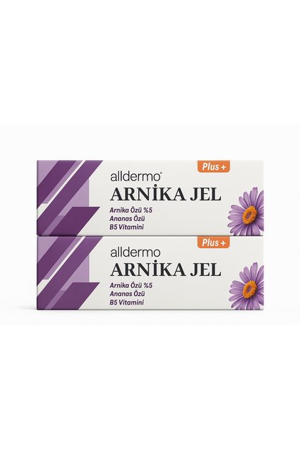 Arnika Jel Plus 2’li Paket – Morluk, Ödem, Ağrı, Darbe Sonrası Jel – %5 Arnika + B5 Vitamini