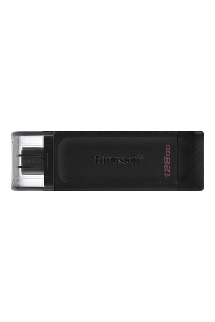 Unitate flash DataTraveler 70 USB-C 128GB, USB 3.2, Compatibilă cu laptop, telefon și tabletă, Negru