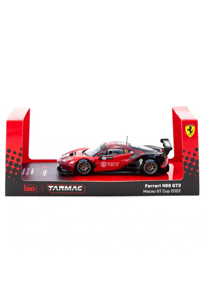 ターマックワークス 1/64 Ferrari 488 GT3 4台セット Hüke Trend TARMAC WORKS X İXO MODELS 1/64 FERRARİ 488 GT3 MACAU GT