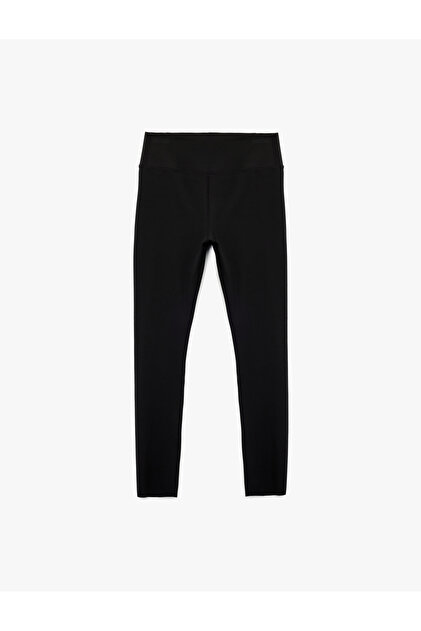 Colanți sport slim fit cu cusături cu talie înaltă