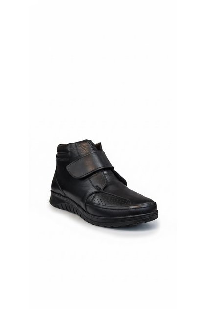 Black women's genuine leather boots 451.01