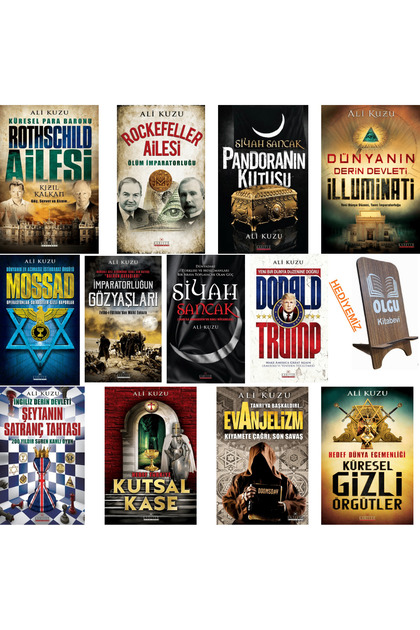 Rothschild Ailesi - İlluminati - Rockefeller Ailesi - Evanjelizm - Kutsal Kase / 12 kitap - Ali Kuzu