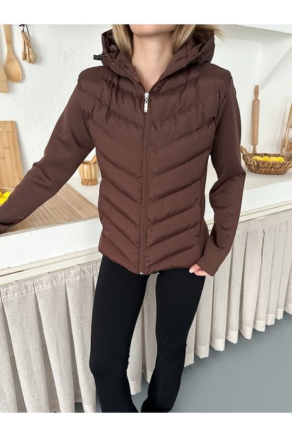 Women's Puffer Coat Hooded Winter Puffer Jacket