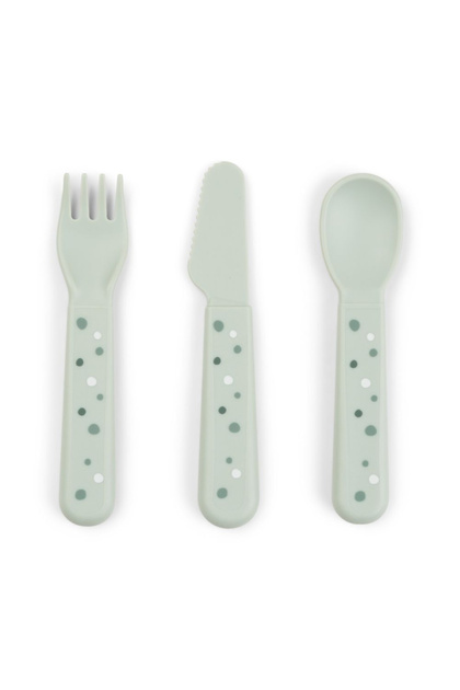 Set de tacâmuri Foodie Happy Dots Green