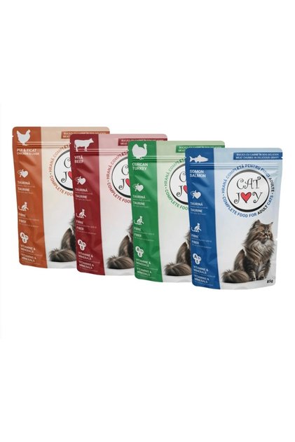 Mix hrană umedă pisici CAT JOY în sos 24*85 g