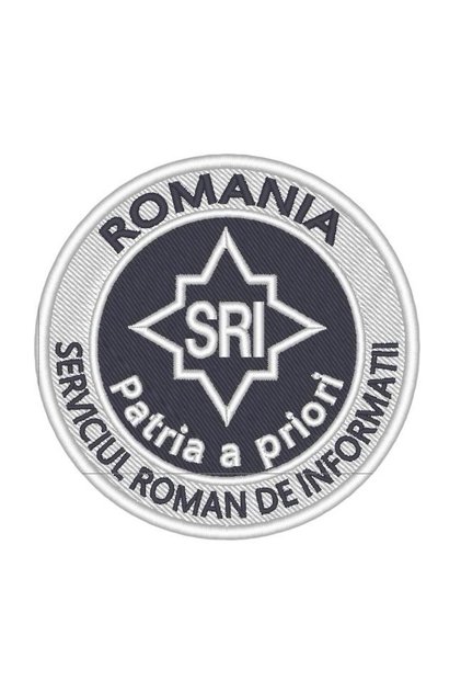Insignă brodată - Serviciul Român de Informații