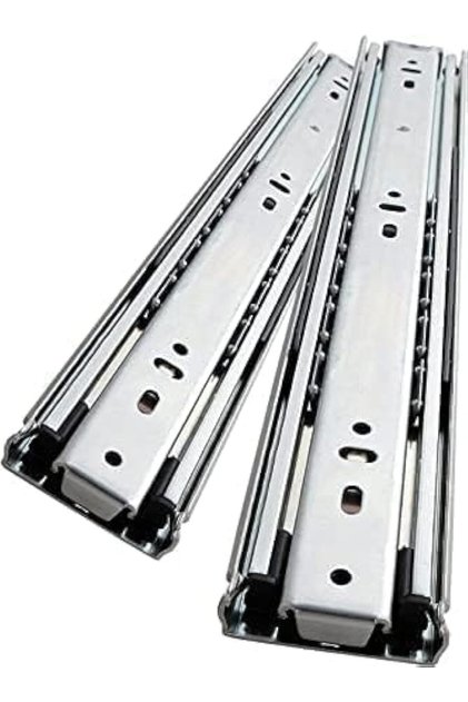 Sliding Drawer Rail 1 Pair Full Extension Track Rail (14 INCH, Heavy Duty)