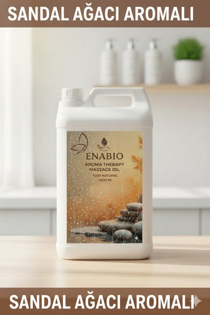 Sandal Ağacı Aromalı Masaj Yağı / Aroma Terapi Masaj Yağı 5 LT.
