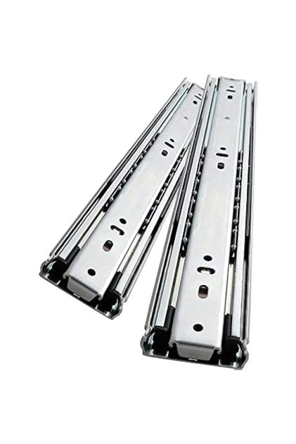 Sliding Drawer Rail 1 Pair Full Extension Track Rail (16 INCH, Soft Closing)