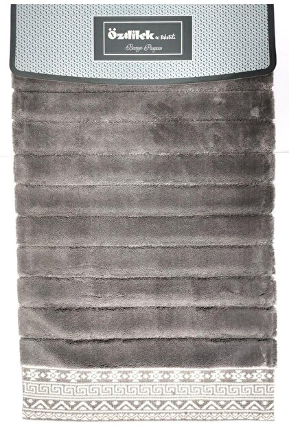 طقم مرحاض قطن ياسي رمادي غامق 60*100-40*60