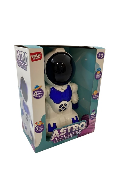 FELİTE PİLLİ YÜRÜYEN TÜRKÇE KONUŞAN MASAL ANLATAN ASTRO ROBOT