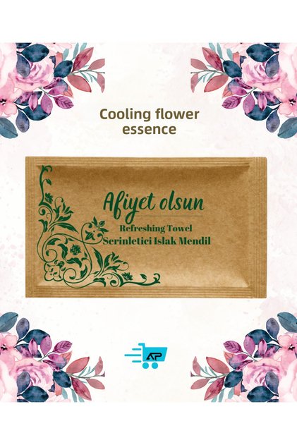 Alazpack Kraft Enjoyable Disposable Wet Wipes with Floral Fragrance 1000 Pieces