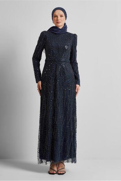 Sequin Evening Dress 50512
