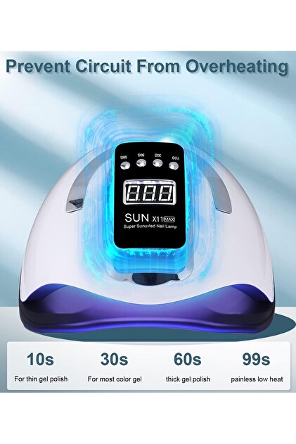 SUN X11 Uv Led Tırnak Kurutucu 280 Watt 66 Led Protez Tırnak