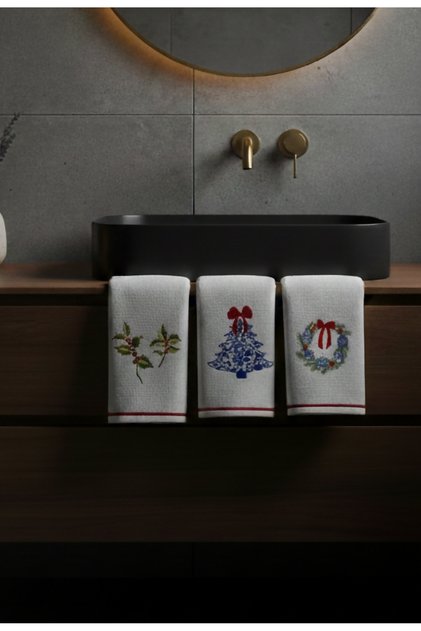 New Year's Gift Towel Set of 3