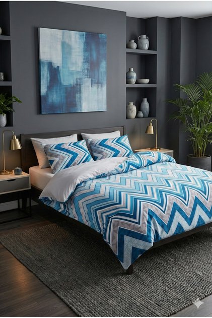 Double Sided Double Duvet Cover Set
