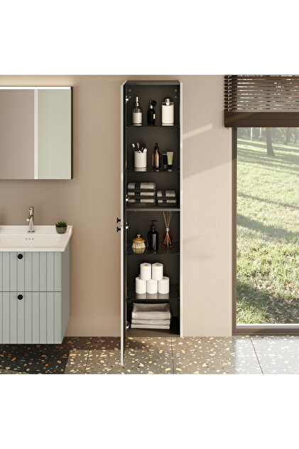 VitrA Root Groove 69092 Boy Dolabı, Mat Retro Yeşil, 40 cm