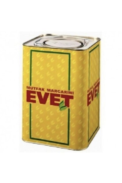 EVET YEMEKLİK MARGARİN 18 LT