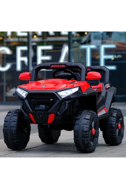 Masina electrica pentru copii tip off-road, telecomanda control parental, lumini si muzica