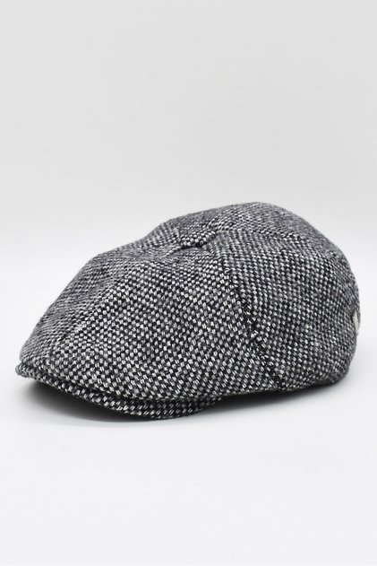 Sailor Type Scottish Cap Plaid Pattern Wool Hat
