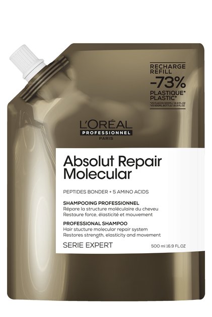 Absolut Repair Molecular Tüm Yıpranmış Saçlar İçin Arındırıcı Refill Şampuan 500ml