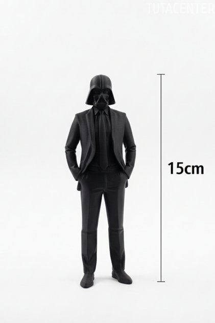 Takım Elbiseli Darth Vader Figür Biblo ( Starwars Darth Vader Biblo ) 15cm
