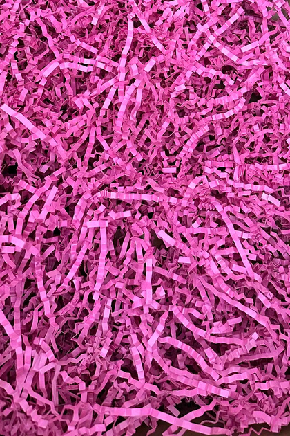 Crop Z Zigzag Pink Pelur Crop Paper 100 grams Ornamental Filling Material Pink Paper